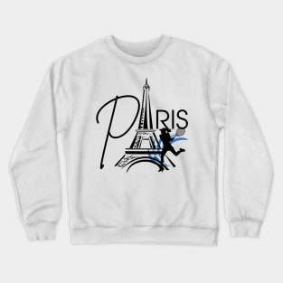 Paris summer games tennis Crewneck Sweatshirt